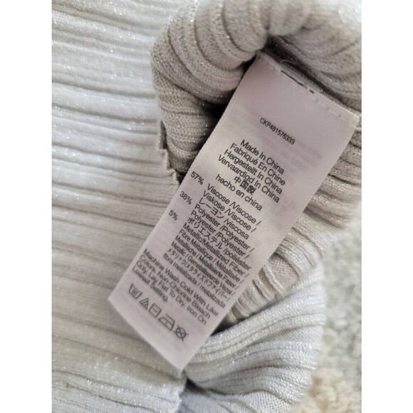 Madewell × Aimee Song Shimmer Tube Top M NWT - Picture 7 of 8